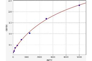 Typical standard curve (Klk1b22 Kit ELISA)