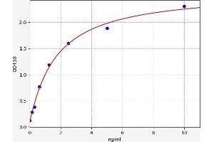 Typical standard curve (PIIINP Kit ELISA)