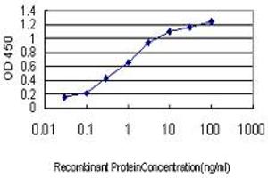 Detection limit for recombinant GST tagged PBX4 is approximately 0.
