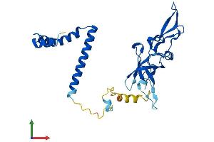 AlphaFold protein structure predicition of Human Recombinant NSA2 Protein, UniprotID O95478