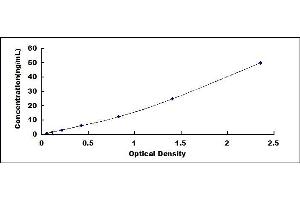 Typical standard curve (G6PC Kit ELISA)