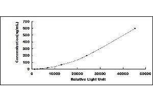 Typical standard curve