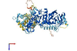 AlphaFold protein structure predicition of Mouse Recombinant Dgka Protein, UniprotID O88673