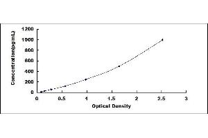 Typical standard curve (FGF23 Kit ELISA)