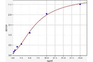 Typical standard curve
