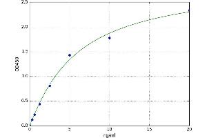 A typical standard curve