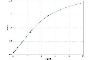 A typical standard curve (UCP3 Kit ELISA)