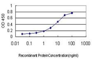 Detection limit for recombinant GST tagged SFTPD is approximately 0.