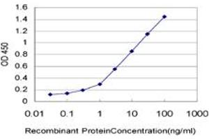 Detection limit for recombinant GST tagged SNAPC5 is approximately 0.