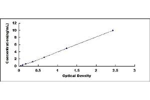 Typical standard curve (P4HA2 Kit ELISA)