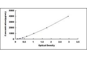 Typical standard curve (MT-ND5 Kit ELISA)