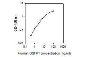 ELISA image for Glutathione S-Transferase pi 1 (GSTP1) ELISA Kit (ABIN4883149) (GSTP1 Kit ELISA)