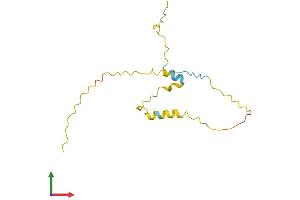 AlphaFold protein structure predicition of Mouse Recombinant Tsx Protein, UniprotID P70675