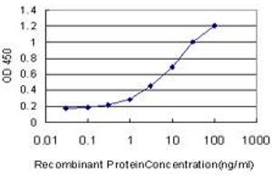 Detection limit for recombinant GST tagged ALDH2 is approximately 0.
