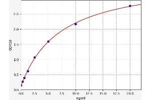 Typical standard curve (TARBP2 Kit ELISA)