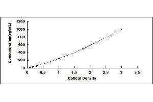 Typical standard curve