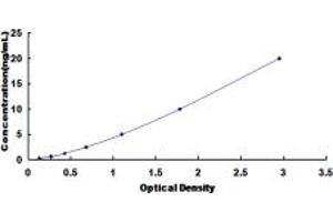 Typical standard curve (PDE10A Kit ELISA)