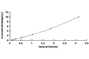 Typical Standard Curve (Lipocalin 2 Kit ELISA)