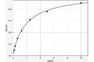 Typical standard curve