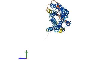 AlphaFold protein structure predicition of Human Recombinant OPN5 Protein, UniprotID Q6U736