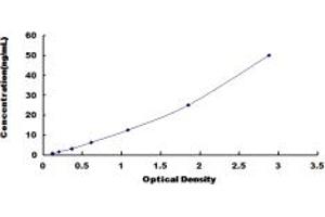 Typical standard curve (ART1 Kit ELISA)