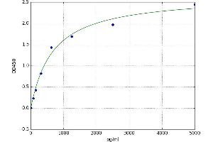 A typical standard curve (ABCC3 Kit ELISA)