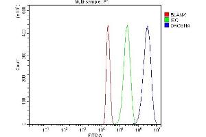 Flow Cytometry analysis of HL-60 cells using anti-DROSHA antibody (ABIN7599763).