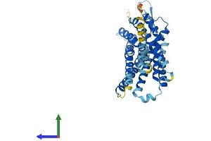 AlphaFold protein structure predicition of Mouse Recombinant Ptafr Protein, UniprotID Q62035