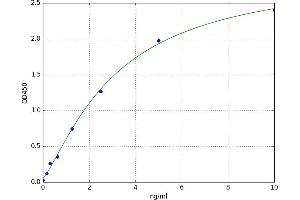 A typical standard curve