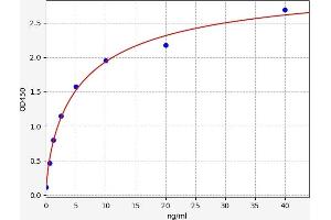 Typical standard curve (PLOD3 Kit ELISA)