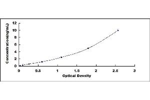 Typical standard curve (RHOBTB3 Kit ELISA)