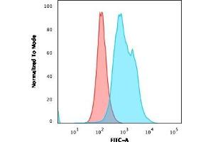 Flow Cytometric Analysis of PFA-fixed MOLT4 cells.