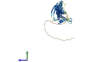 AlphaFold protein structure predicition of Mouse Recombinant Pick1 Protein, UniprotID Q62083