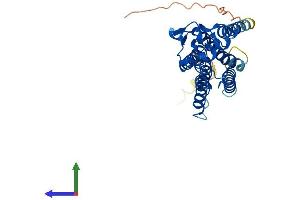 AlphaFold protein structure predicition of Mouse Recombinant Plpp3 Protein, UniprotID Q99JY8