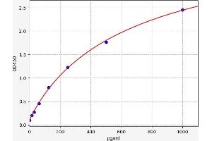 Typical standard curve (SLC6A4 Kit ELISA)