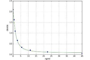 A typical standard curve