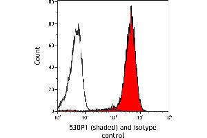 Flow Cytometry (FACS) image for anti-Tumor Protein P53 Binding Protein 1 (TP53BP1) (AA 350-400) antibody (ABIN7455070)