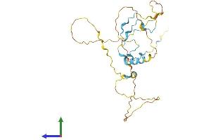 AlphaFold protein structure predicition of Human Recombinant CDCA3 Protein, UniprotID Q99618
