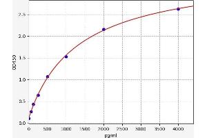 Typical standard curve (Amphiregulin Kit ELISA)