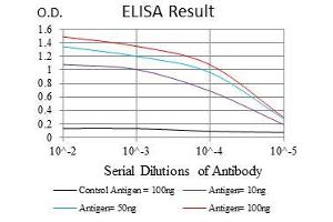 Black line: Control Antigen (100 ng), Purple line: Antigen(10 ng), Blue line: Antigen (50 ng), Red line: Antigen (100 ng),
