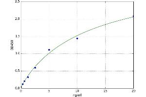 A typical standard curve