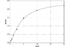 A typical standard curve