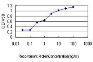 Detection limit for recombinant GST tagged SH3BP5 is approximately 0.