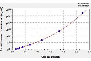Typical Standard Curve (ENO1 Kit ELISA)