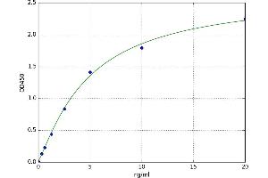 A typical standard curve