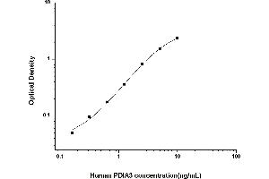 Typical standard curve (PDIA3 Kit ELISA)