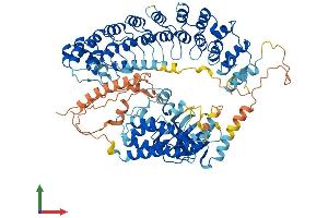 AlphaFold protein structure predicition of Human Recombinant TNNI3K Protein, UniprotID Q59H18
