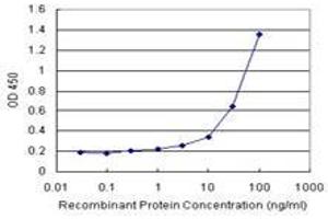 Sandwich ELISA detection sensitivity ranging from 3 ng/mL to 100 ng/mL. (CCRK (Humain) Matched Antibody Pair)