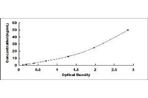 Typical standard curve (TTC39B Kit ELISA)