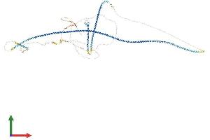 AlphaFold protein structure predicition of Mouse Recombinant Spag5 Protein, UniprotID Q7TME2